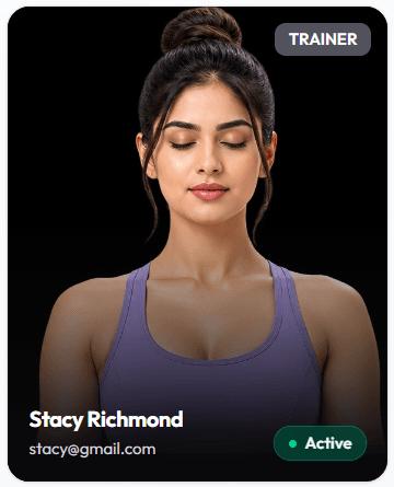 Stacy Richmond, trainer, active member card